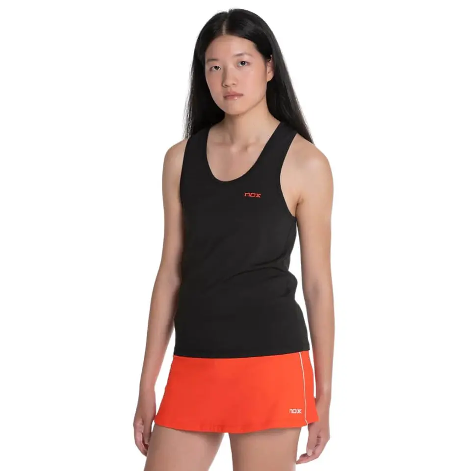 Polera Nox Mujer Tirantes Team Fit Negra 1