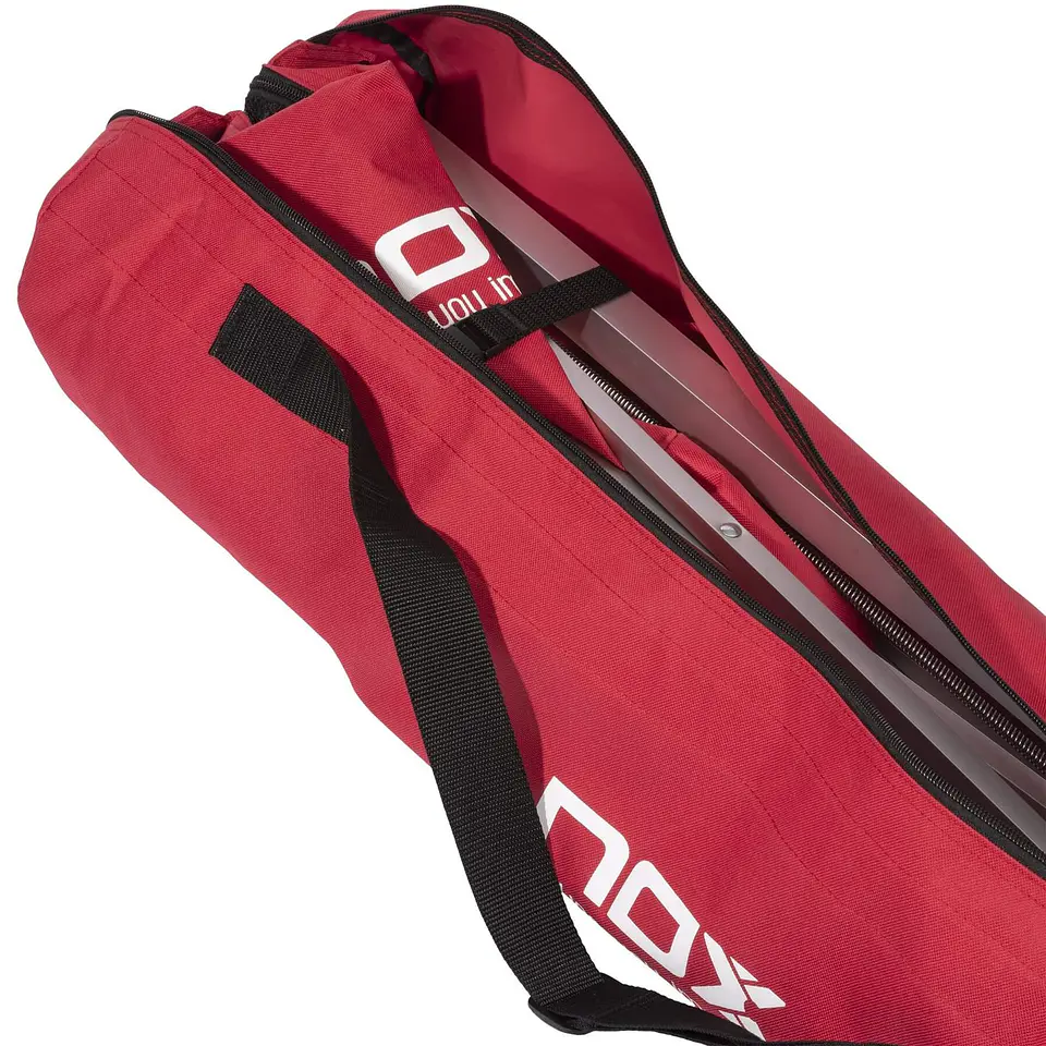 Canasto Nox Pleglable con Ruedas rojo 5