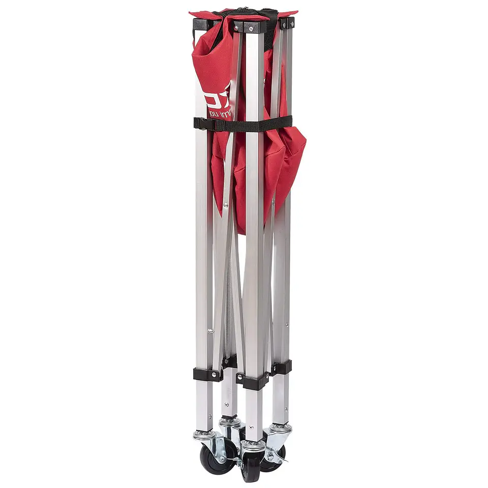 Canasto Nox Pleglable con Ruedas rojo 7