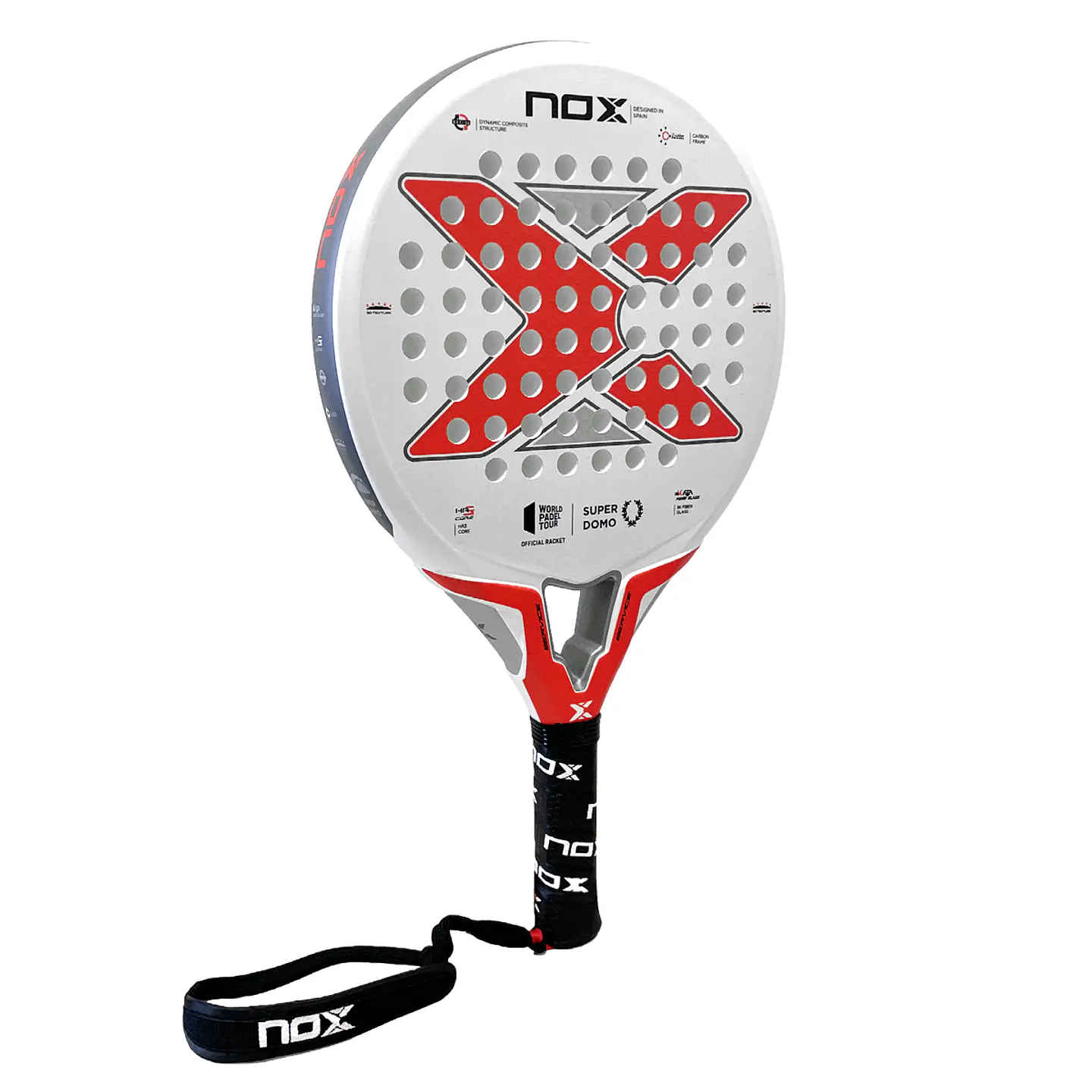Pala de pádel Nox Super Domo Fiber WPT 2023 1
