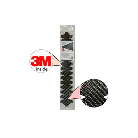 Protector pala de pádel No+Crush Fibra Carbono Negro Talla XL