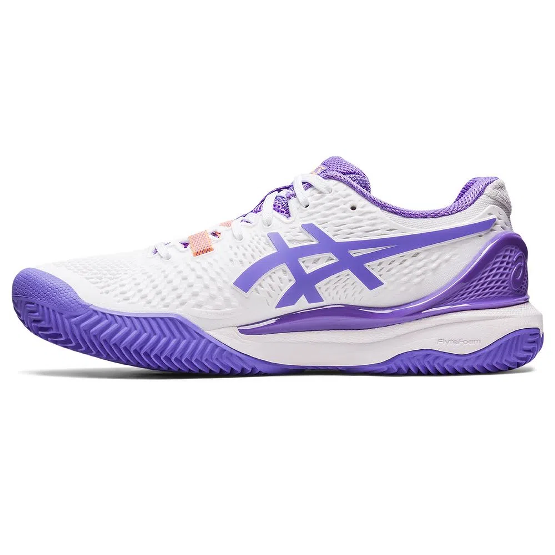 Asics Gel Resolution 9 Clay Blanco Purpura