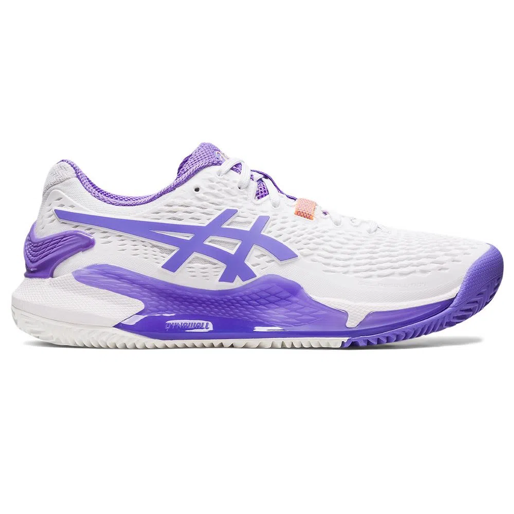 Asics Gel Resolution 9 Clay Blanco Purpura