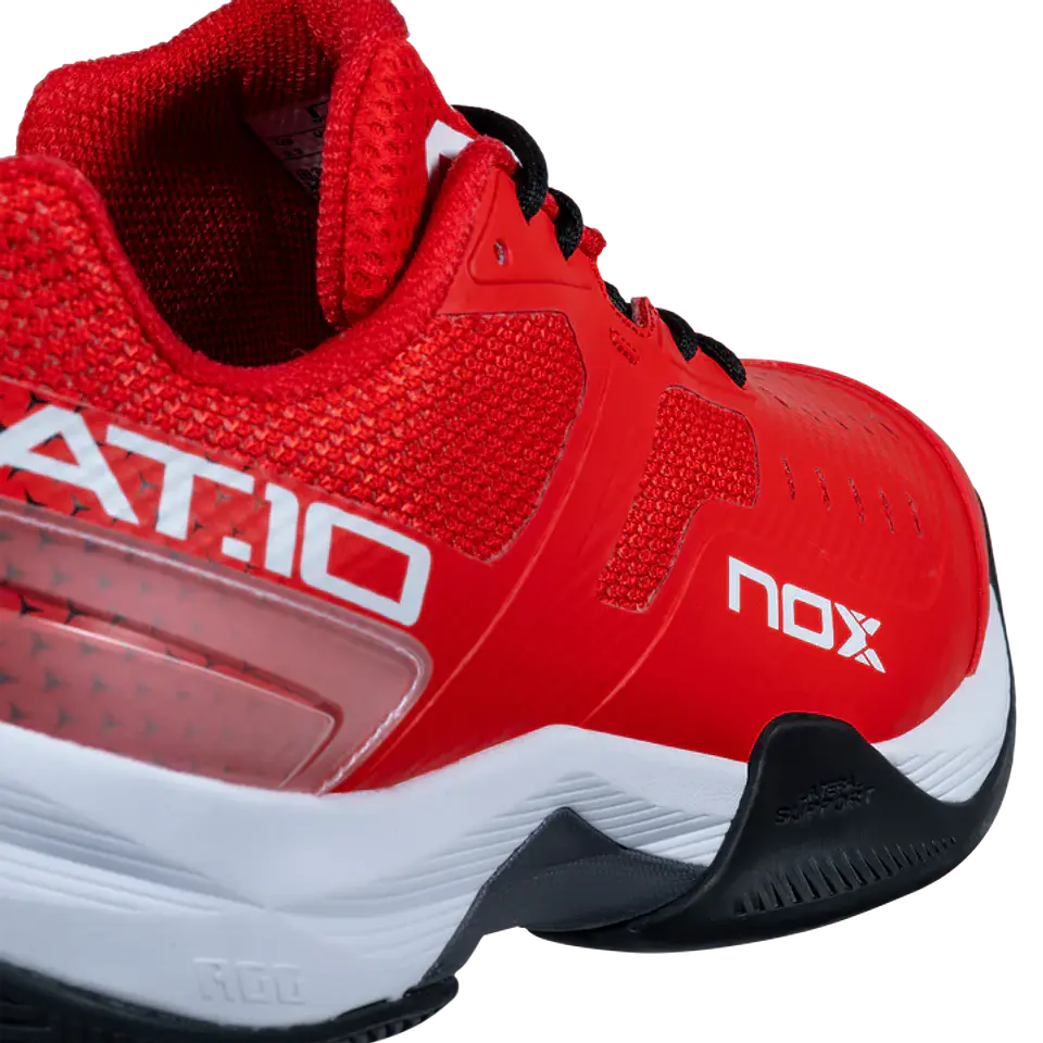 Zapatilla de pádel Nox AT10 PRO Rojas 6