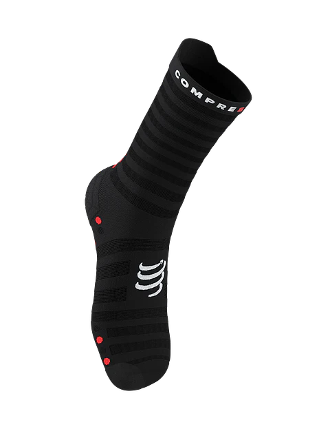 Pro Racing Socks v4.0 Ultralight Run High Black/Red