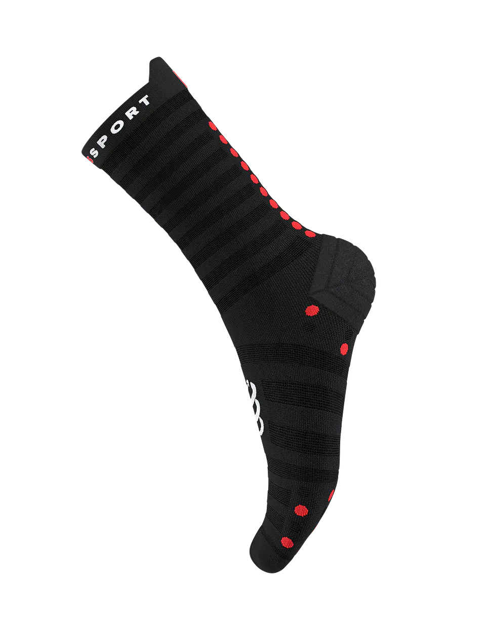 Pro Racing Socks v4.0 Ultralight Run High Black/Red 2