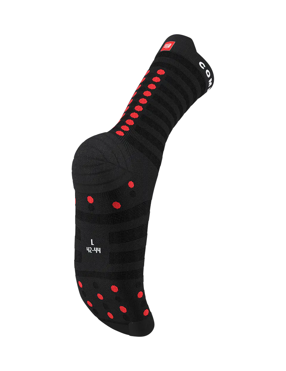 Pro Racing Socks v4.0 Ultralight Run High Black/Red 3