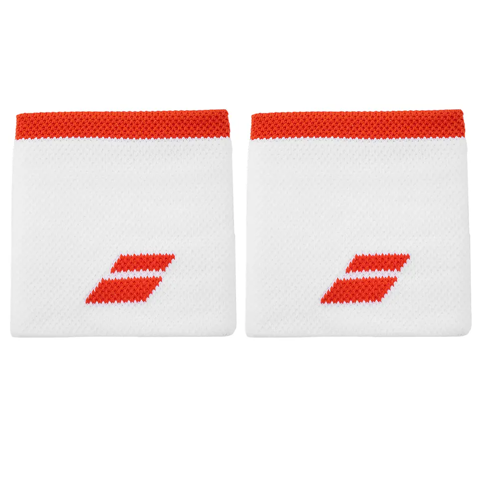 Babolat Muñequera Logo Jumbo Fiesta Blanco/Rojo 1