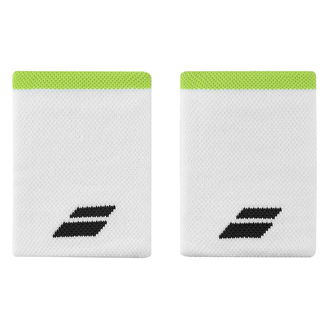 Babolat Muñequera Logo Jumbo Blanco/Aero
