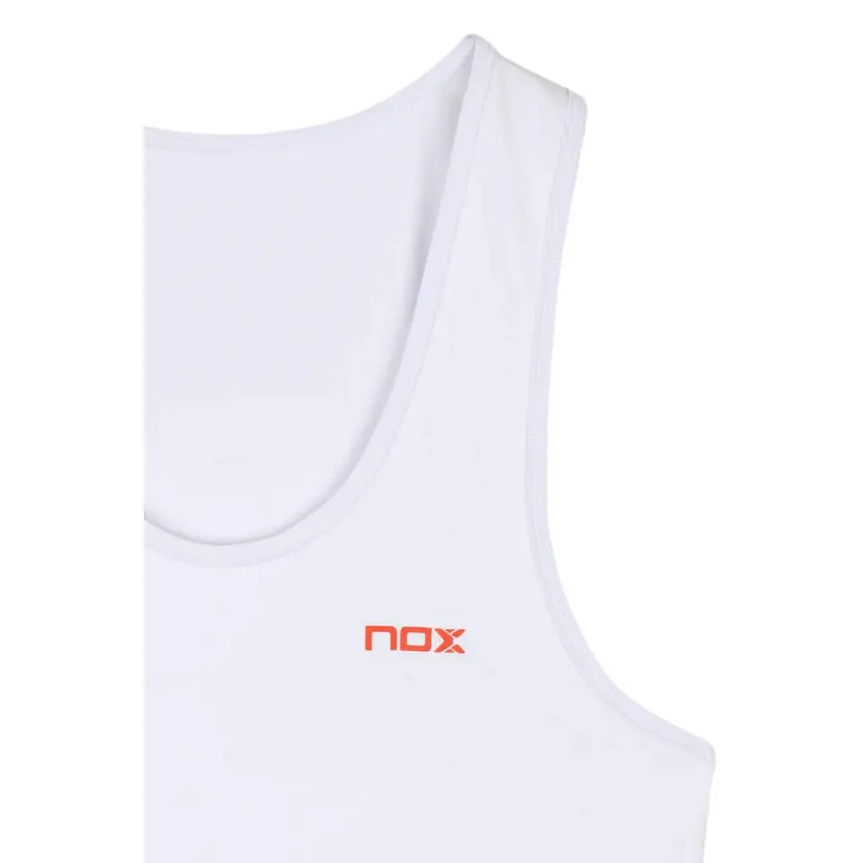 Polera Nox Mujer Tirantes Team Fit Blanca 6