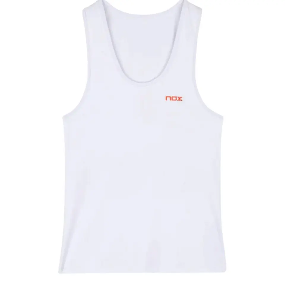 Polera Nox Mujer Tirantes Team Fit Blanca 4