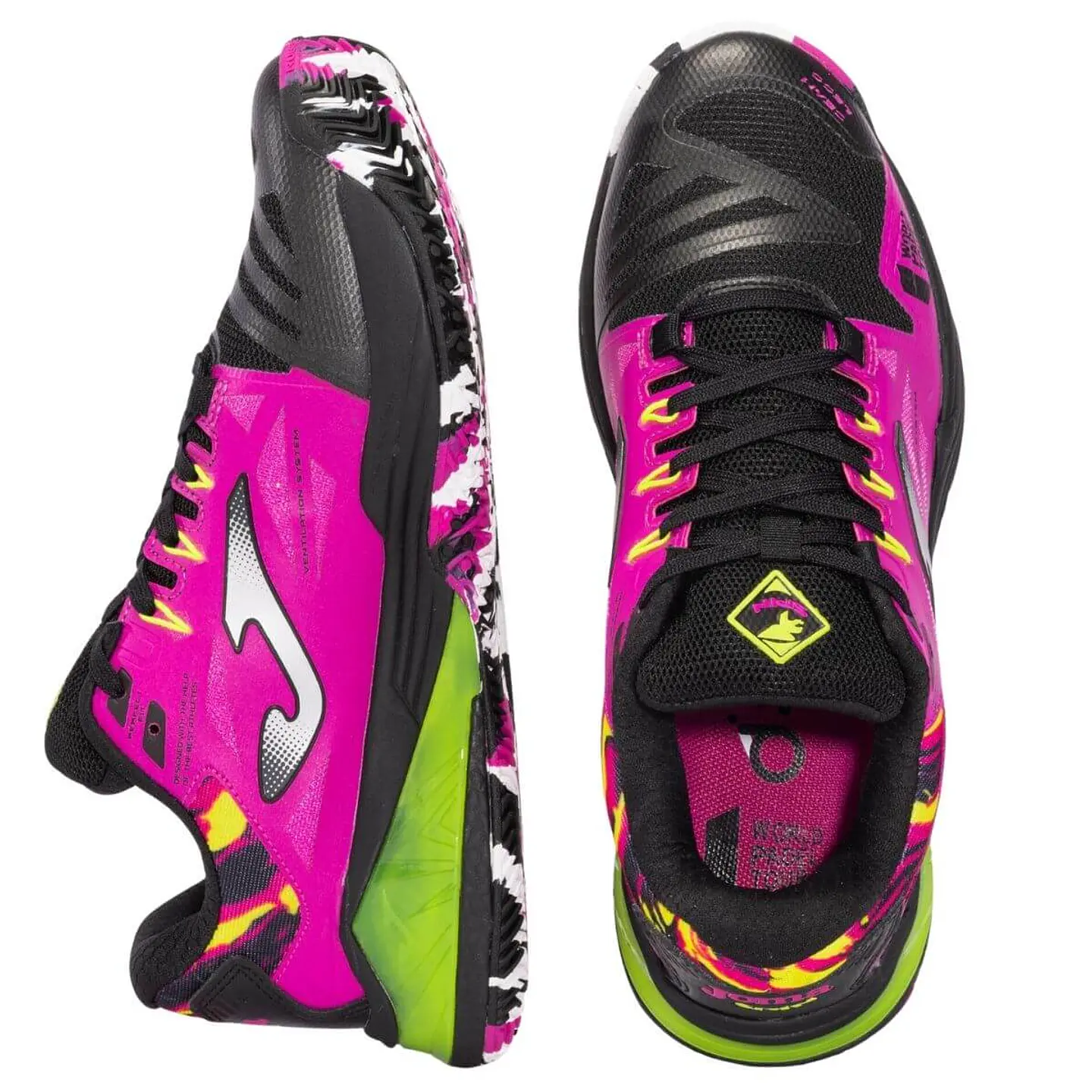 Zapatilla Joma Spin Lady 2301 Black Fuchsia 4