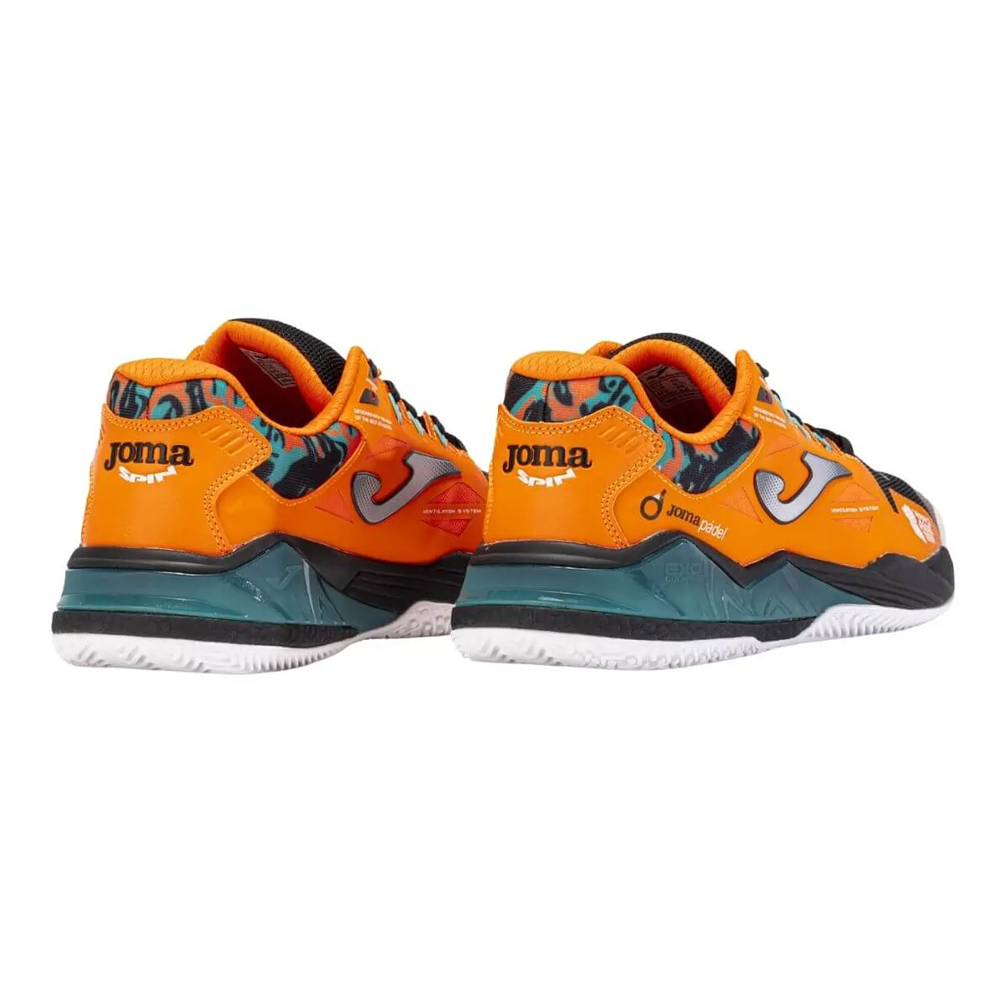 Zapatilla Joma Spin Men 2308 Orange Black 5