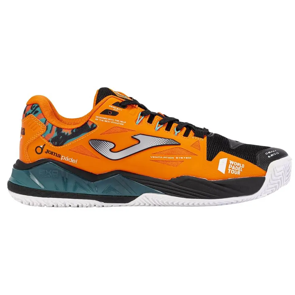 Zapatilla Joma Spin Men 2308 Orange Black 1