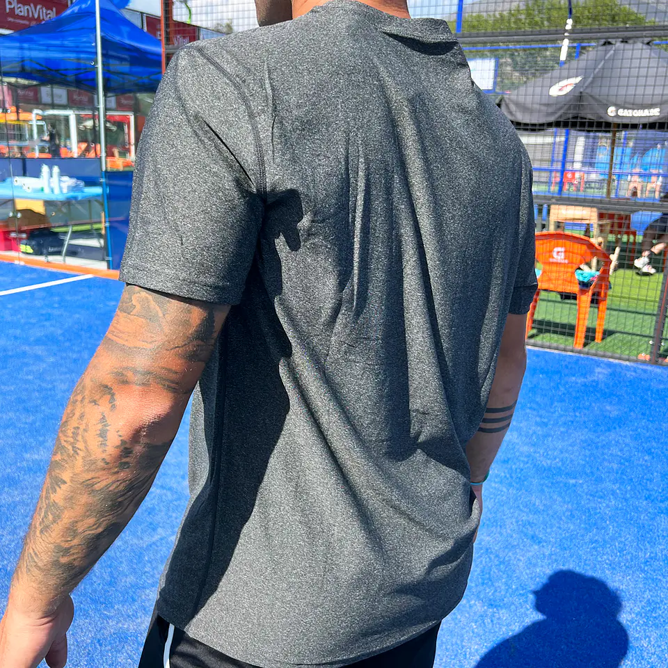 Polera Padel Partner Gris 5