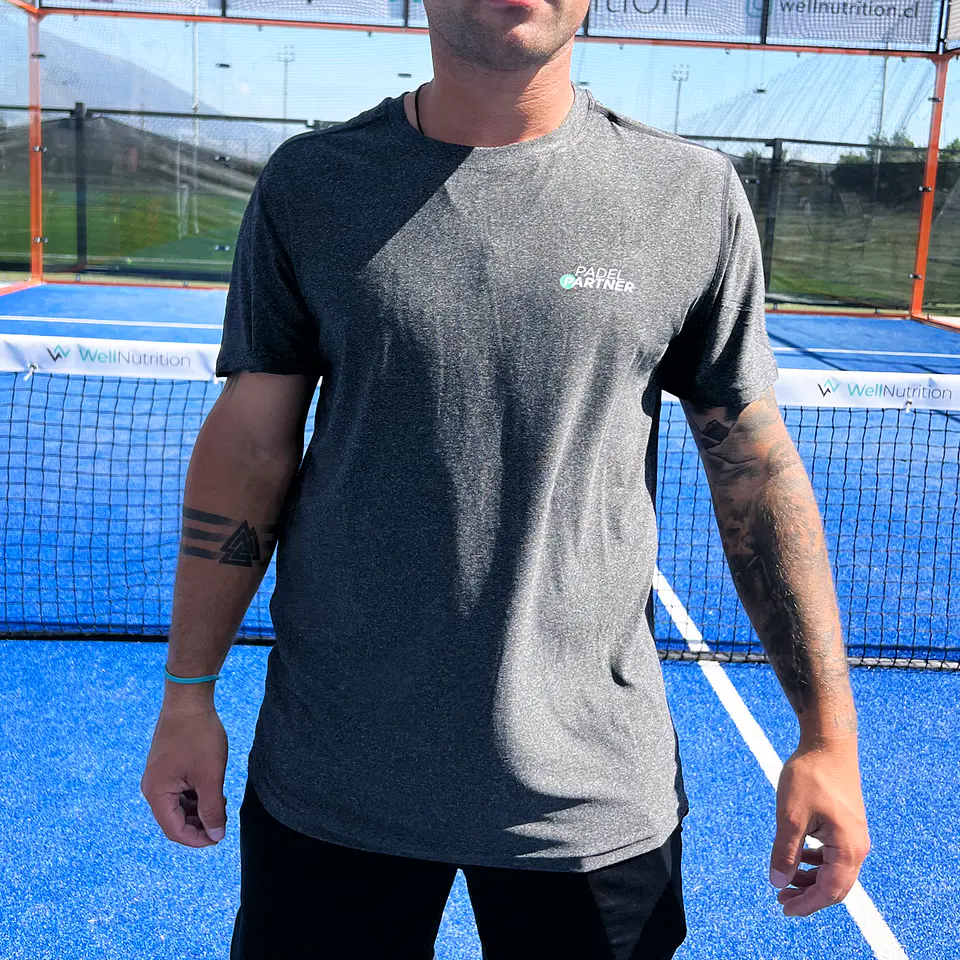 Polera Padel Partner Gris 4
