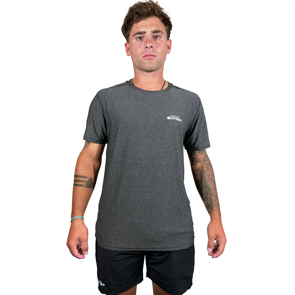 Polera Padel Partner Gris 1