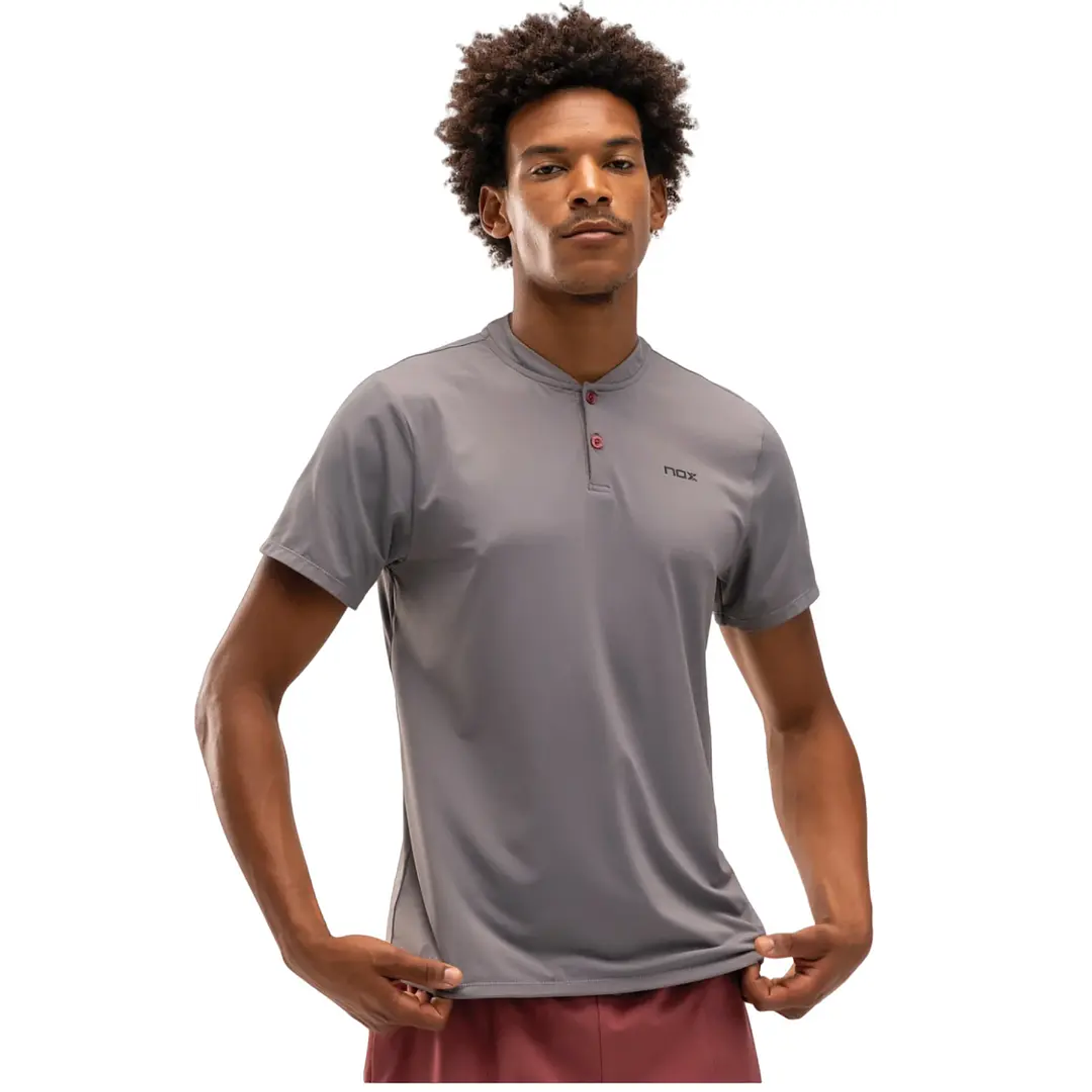 Polera Nox Polo Hombre Pro Gris