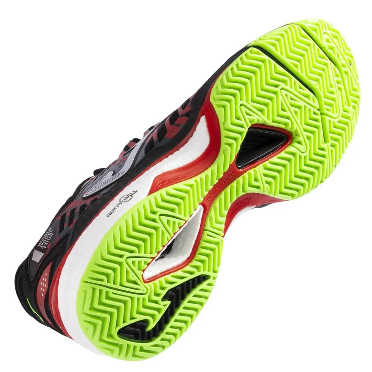 Zapatilla Joma Slam Men 2301 Black Red 3