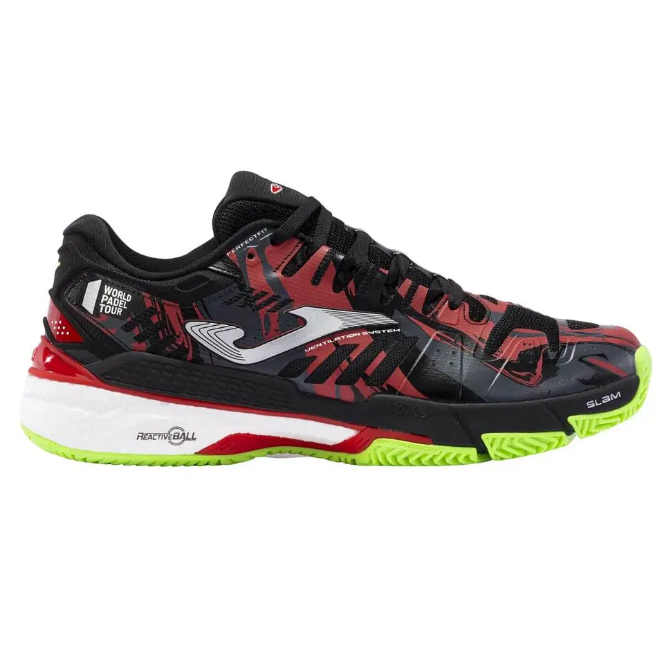 Zapatilla Joma Slam Men 2301 Black Red 1