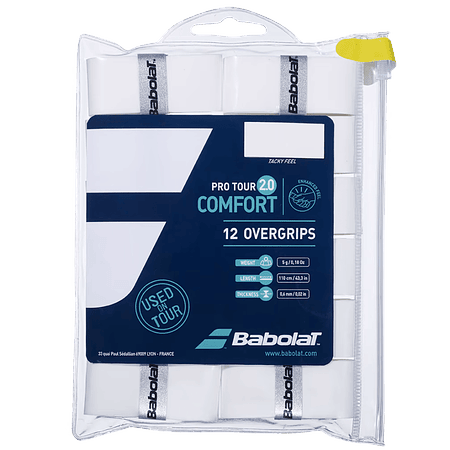 Overgrip Pro Tour 2.0 X12 White