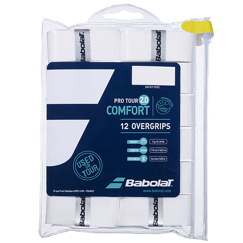 Overgrip Pro Tour 2.0 X12 White