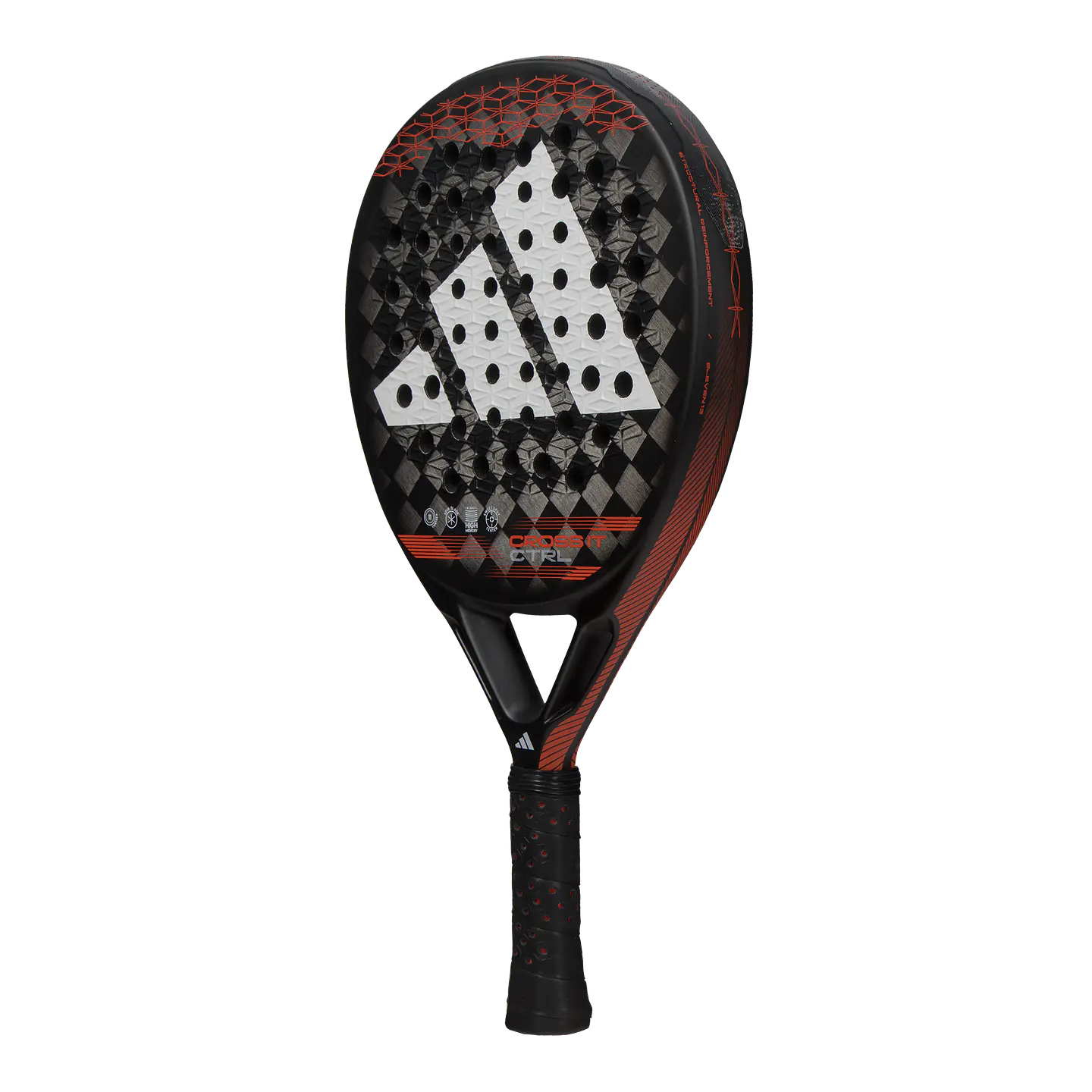 Pala de pádel Adidas Cross It Ctrl Black Solar Red 2024 3