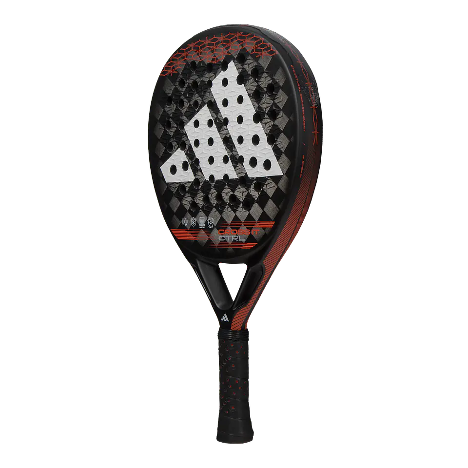 Pala de pádel Adidas Cross It Ctrl Black Solar Red 2024 3