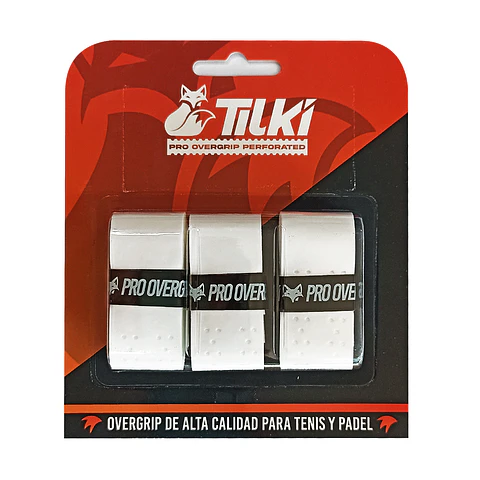 Overgrip Pro Perforado Blanco x3