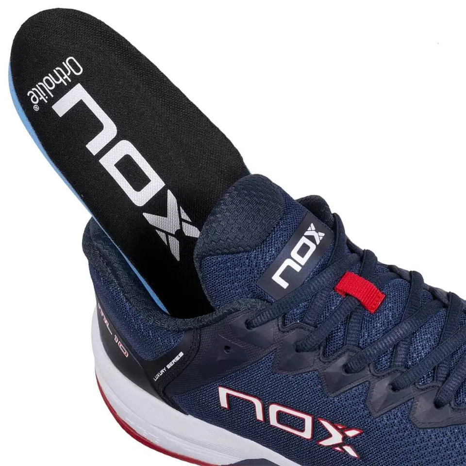 Zapatilla de pádel ML10 HEXA Blue Fiery Red 2023 10