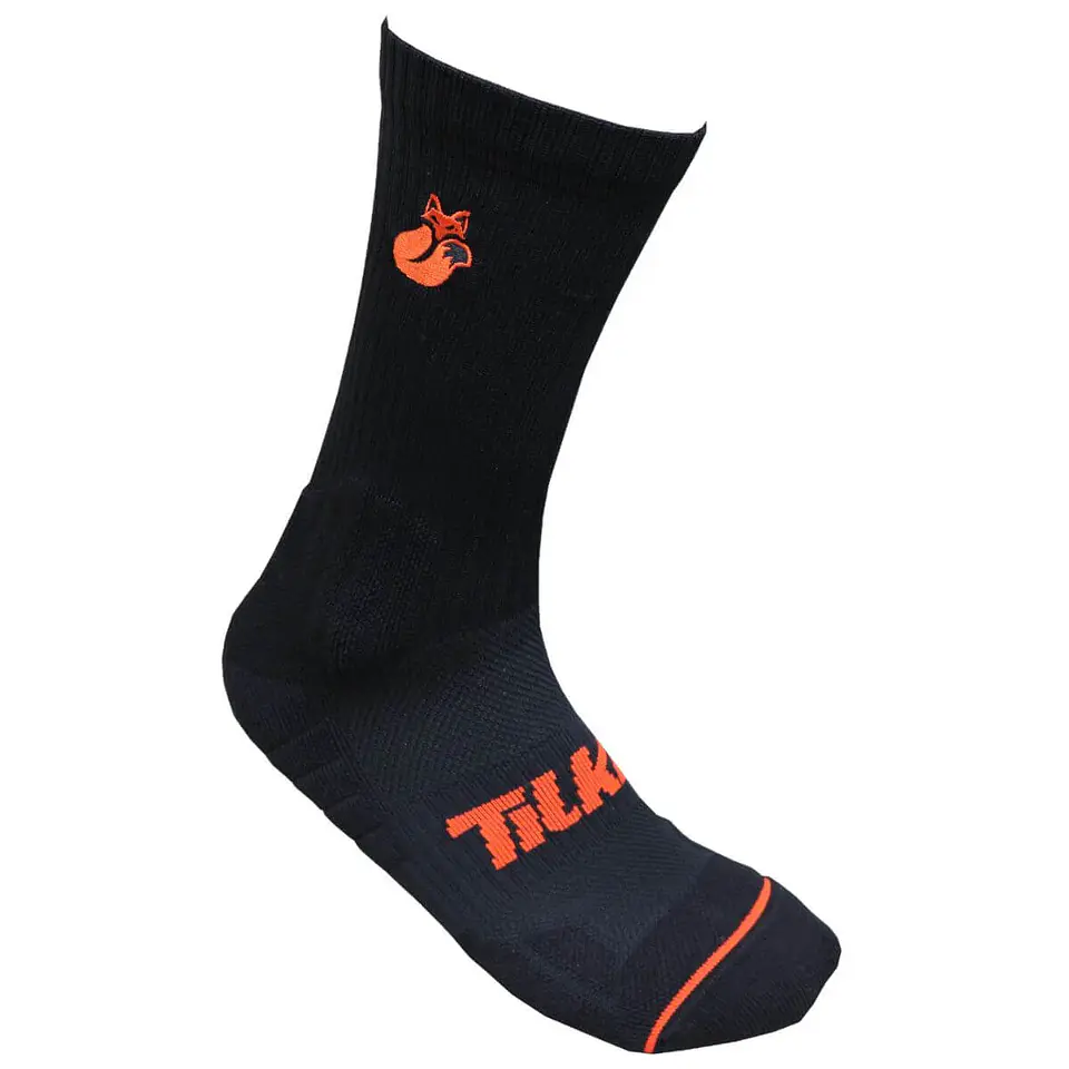 Calcetín Crew D1 Lehinde Black/Orange M24W 5