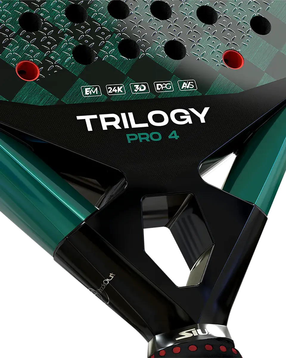 Pala de pádel Siux Trilogy 4 Control Pro Patty Llaguno 2024 6