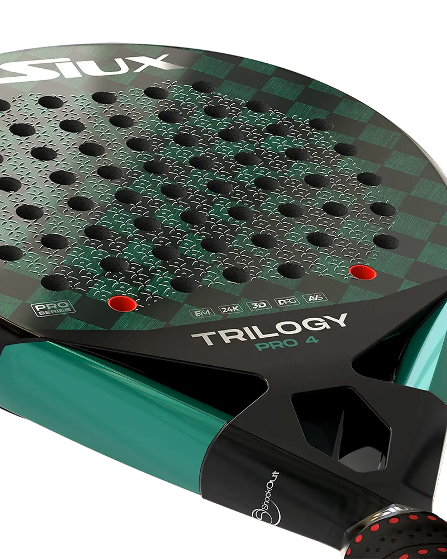 Pala de pádel Siux Trilogy 4 Control Pro Patty Llaguno 2024 8