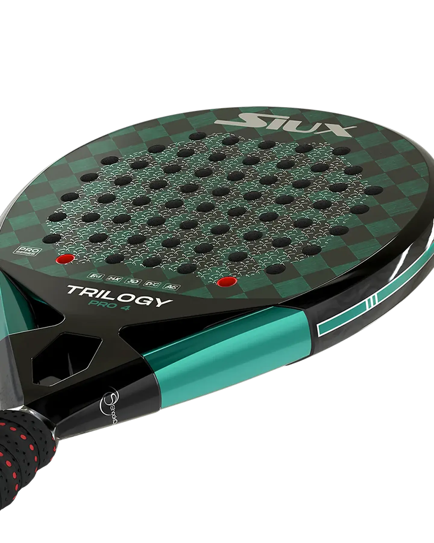 Pala de pádel Siux Trilogy 4 Control Pro Patty Llaguno 2024 9
