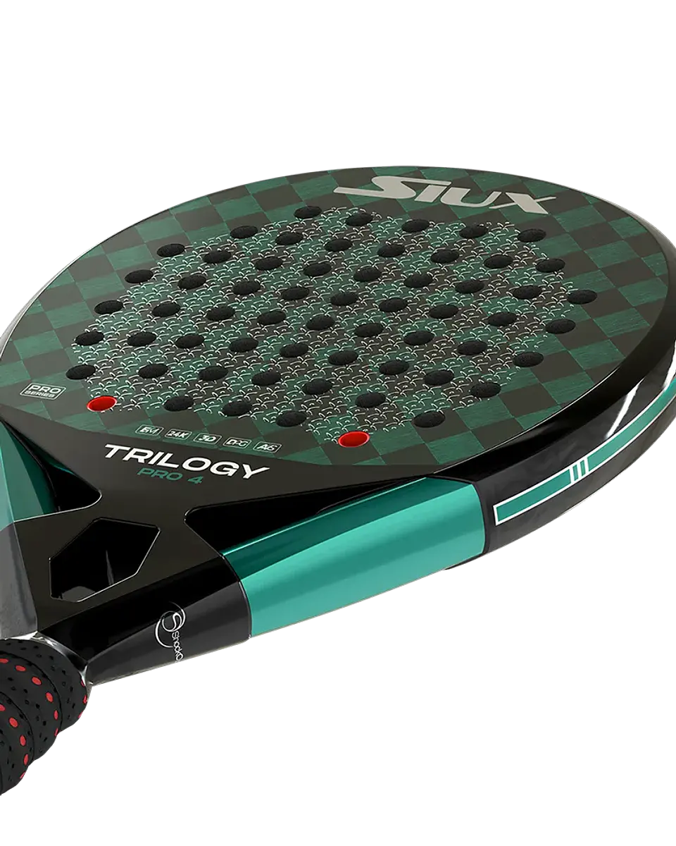 Pala de pádel Siux Trilogy 4 Control Pro Patty Llaguno 2024 9