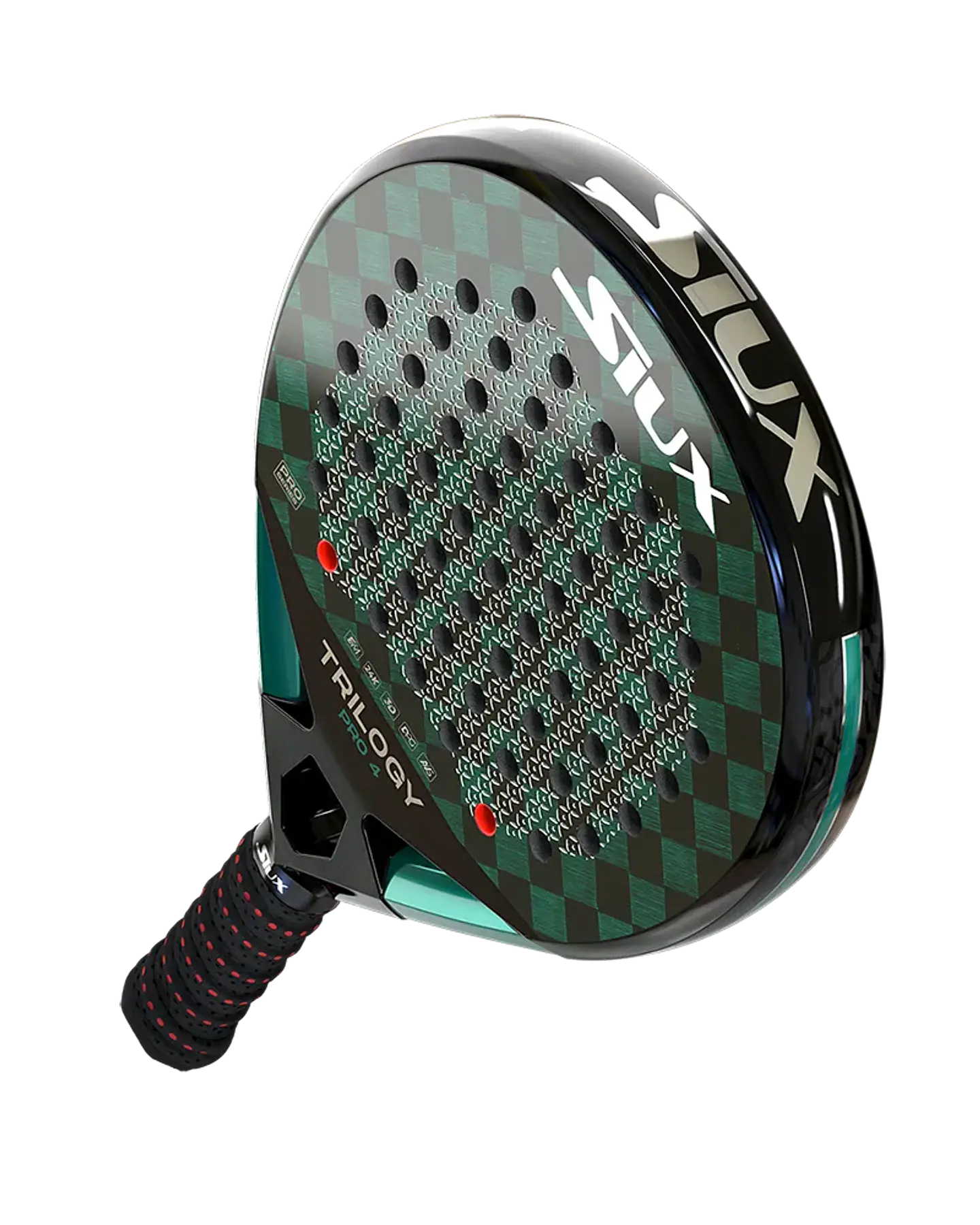 Pala de pádel Siux Trilogy 4 Control Pro Patty Llaguno 2024 10