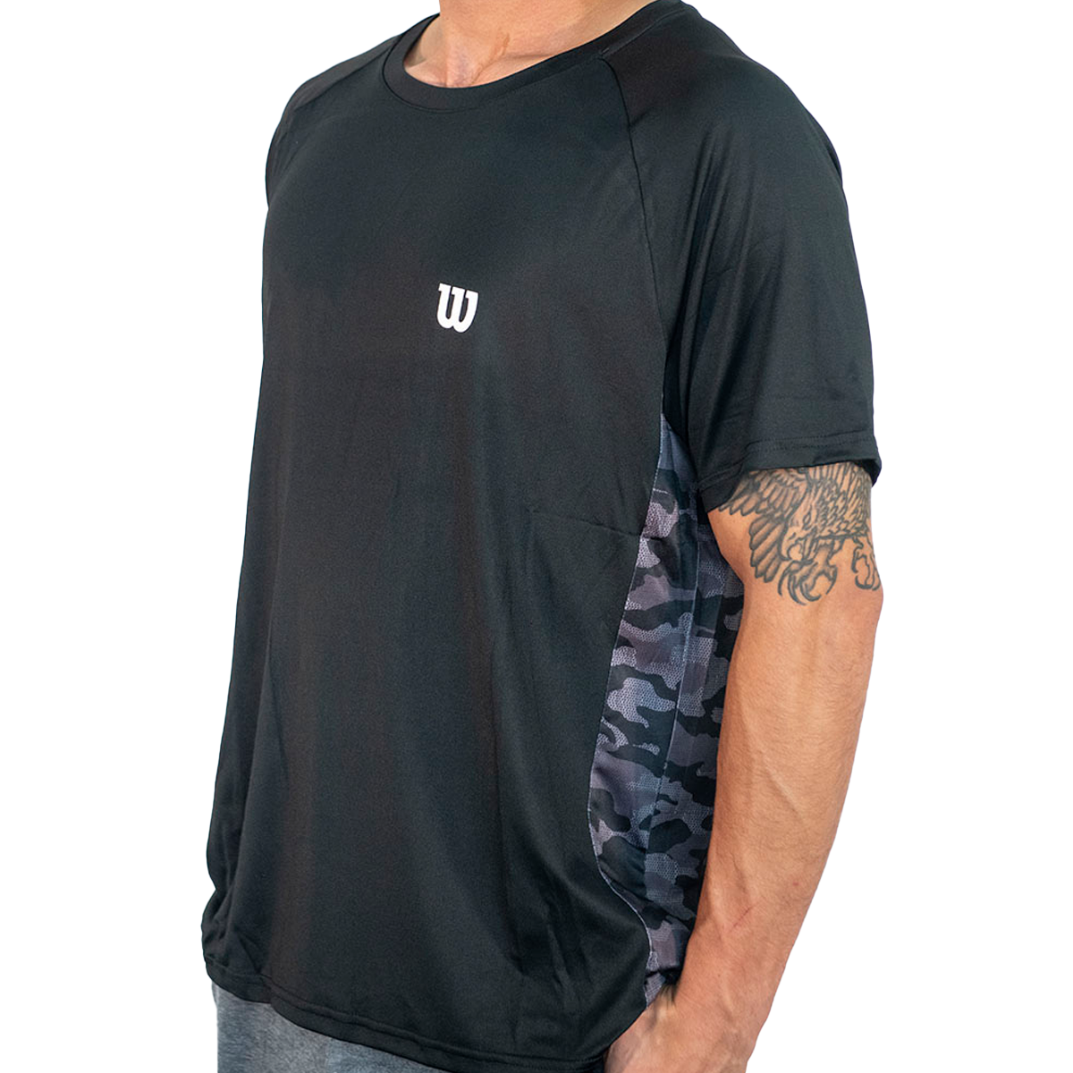 Polera Pol-Elast Cab Negro/Camo