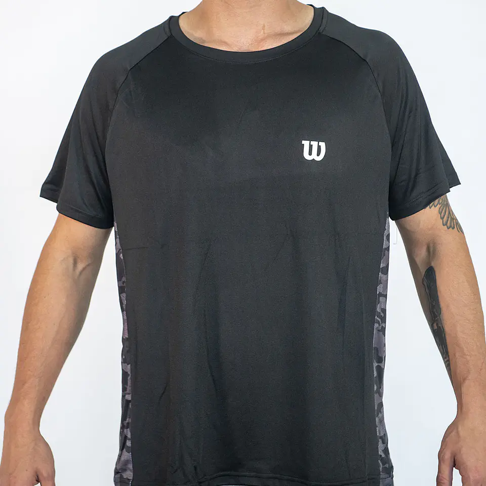 Polera Pol-Elast Cab Negro/Camo 3
