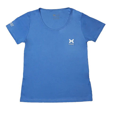 Polera Dama Buenos Aires Dryfit Celeste