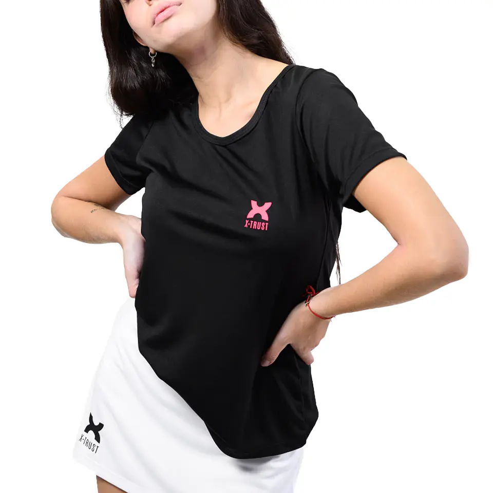 Polera Dama Buenos Aires Dryfit Negro 1