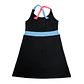 Vestido Barcelona Negro Rosa Fluor Celeste - Miniatura 2