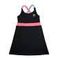 Vestido Barcelona Negro Rosa Fluor Celeste - Miniatura 1