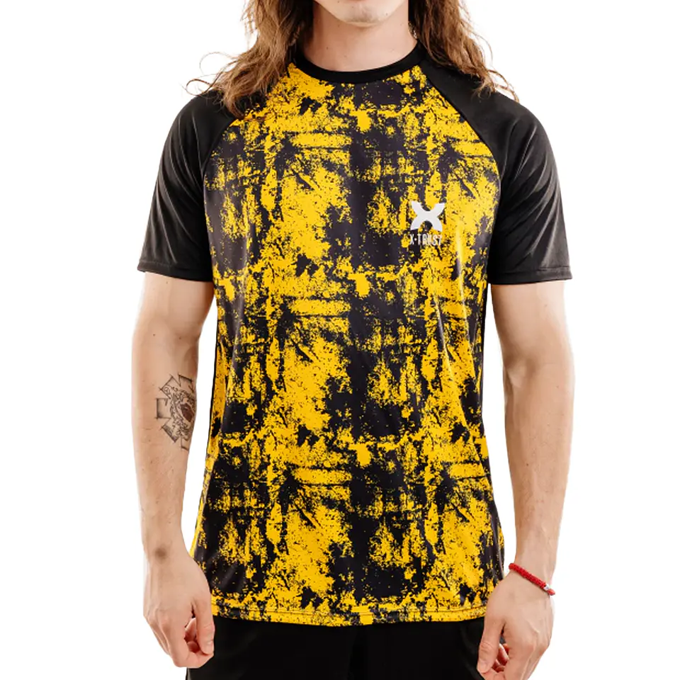 Polera Malaga Dryfit Amarillo 1