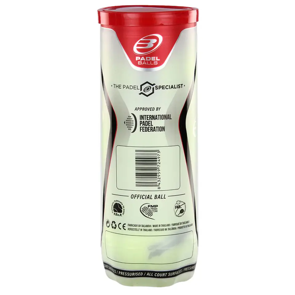 Pack de pelotas de padel Bullpadel Premium Pro 5