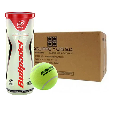 Caja de pelotas de padel Bullpadel Premium Pro