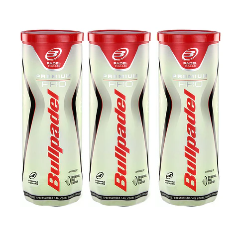 Pack de pelotas de padel Bullpadel Premium Pro