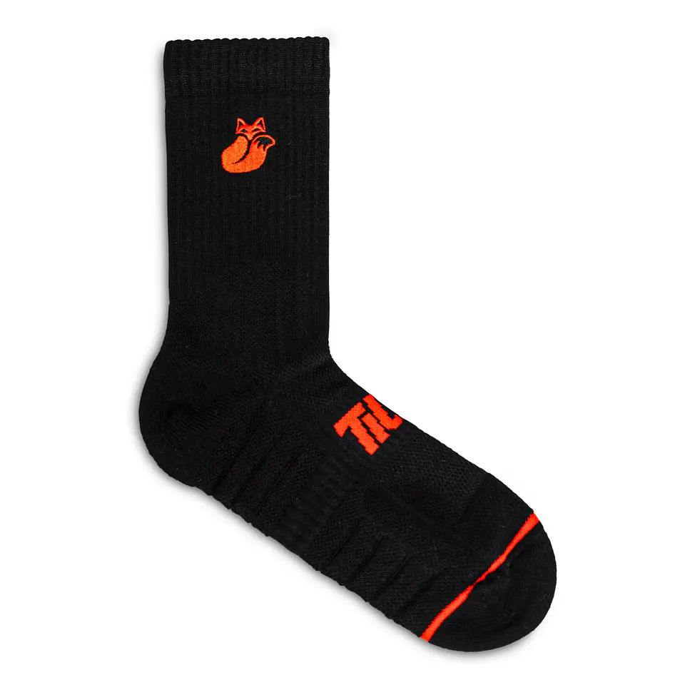 Calcetín Crew D1 Lehinde Black/Orange M24W 3