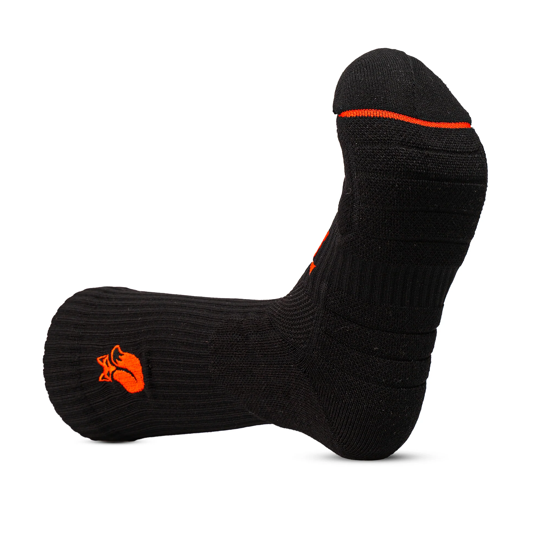 Calcetín Crew D1 Lehinde Black/Orange M24W