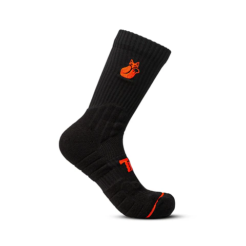 Calcetín Crew D1 Lehinde Black/Orange M24W