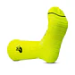 Calcetín Crew D1 Tilki Lehinde Yellow Fluor/Black - Miniatura 2